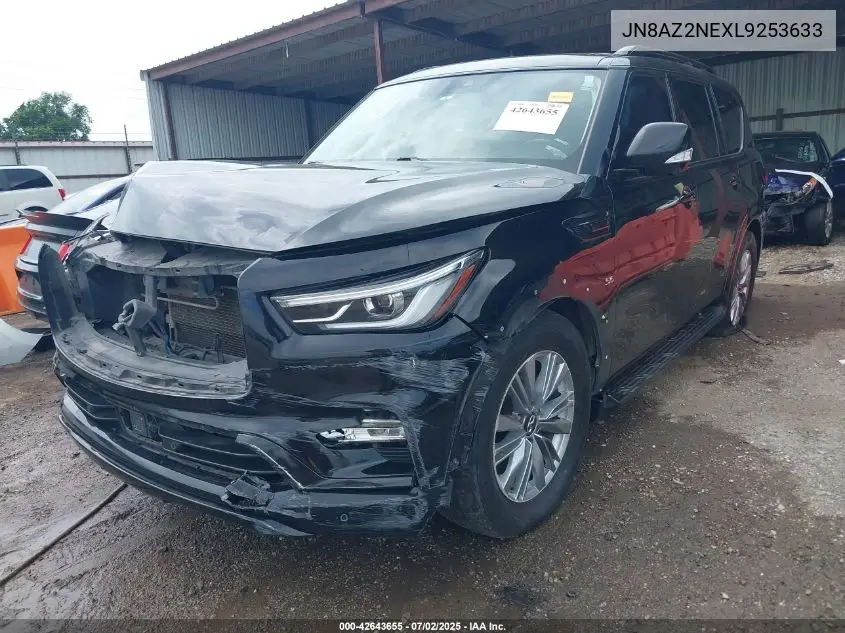 2020 Infiniti Qx80 Luxe Awd VIN: JN8AZ2NEXL9253633 Lot: 42643655
