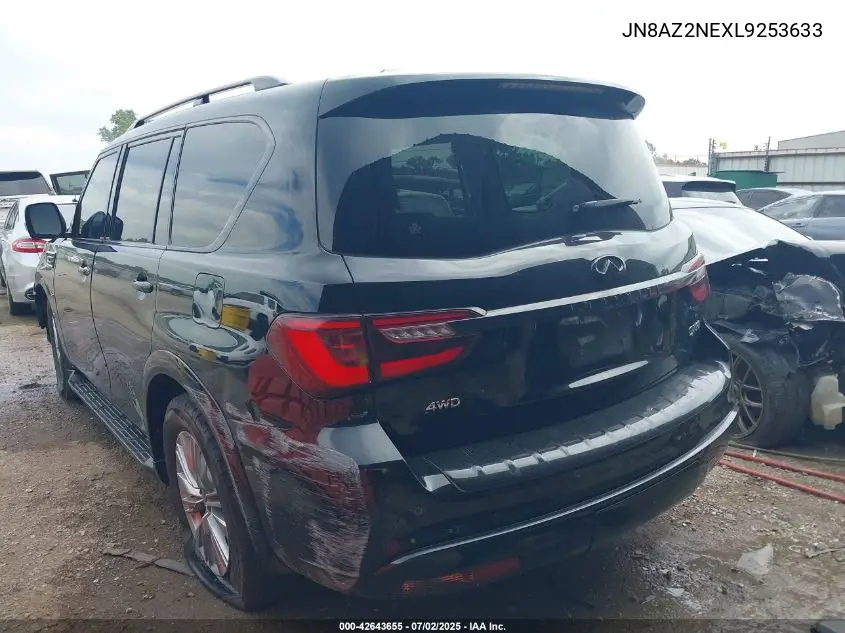 2020 Infiniti Qx80 Luxe Awd VIN: JN8AZ2NEXL9253633 Lot: 42643655