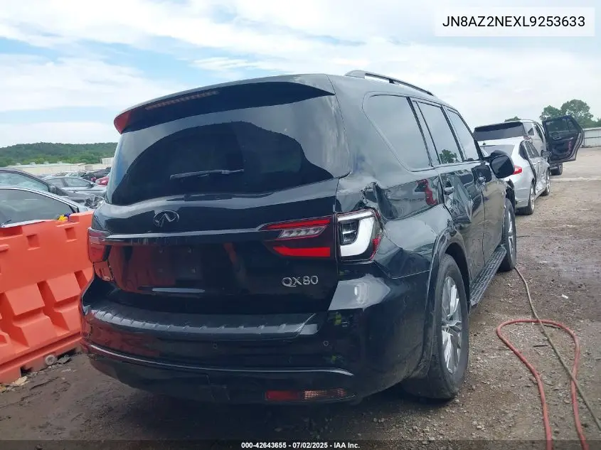 2020 Infiniti Qx80 Luxe Awd VIN: JN8AZ2NEXL9253633 Lot: 42643655