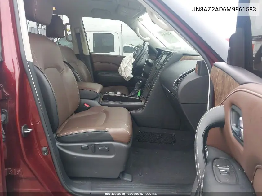 2021 Infiniti Qx80 Premium Select VIN: JN8AZ2AD6M9861583 Lot: 42209010