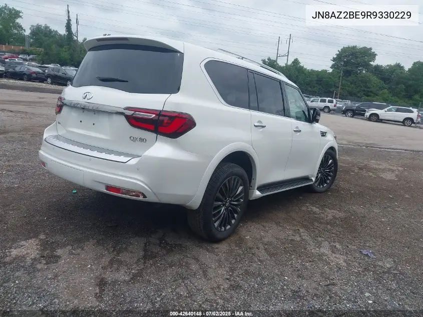 2024 Infiniti Qx80 Sensory Awd VIN: JN8AZ2BE9R9330229 Lot: 42640148