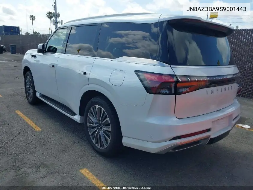 2025 Infiniti Qx80 Luxe VIN: JN8AZ3BA9S9001443 Lot: 42272438