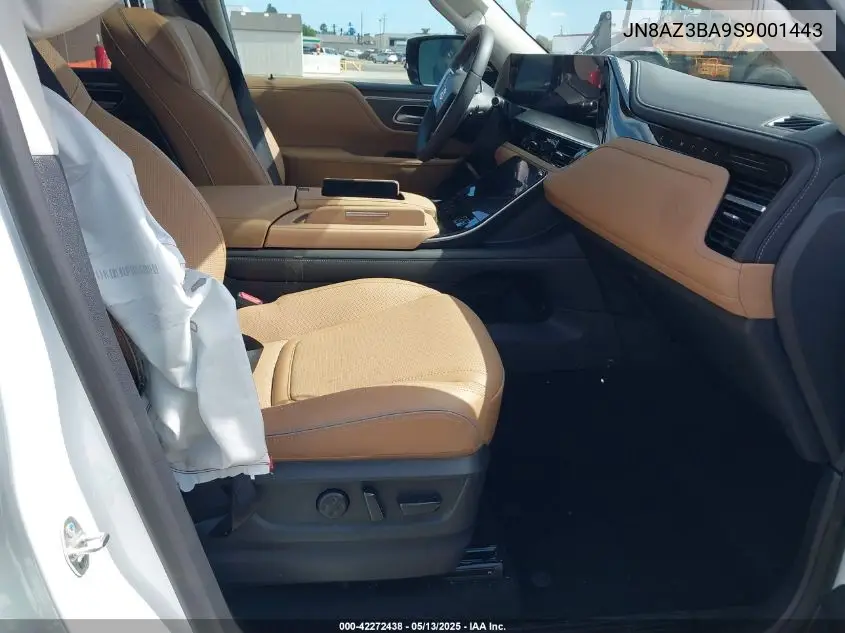 2025 Infiniti Qx80 Luxe VIN: JN8AZ3BA9S9001443 Lot: 42272438