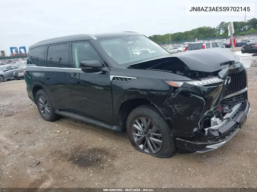 2025 Infiniti Qx80 Pure Awd VIN: JN8AZ3AE5S9702145 Lot: 42601882