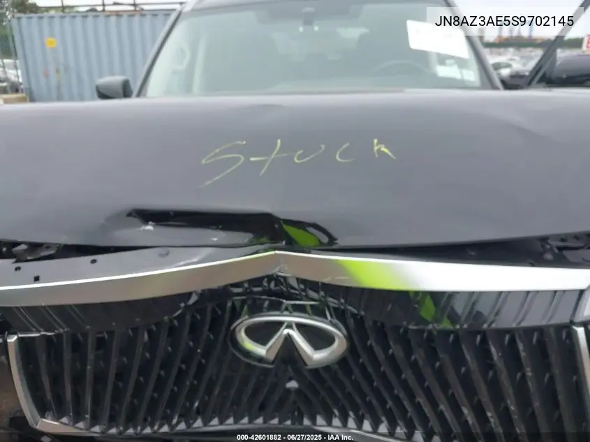 2025 Infiniti Qx80 Pure Awd VIN: JN8AZ3AE5S9702145 Lot: 42601882