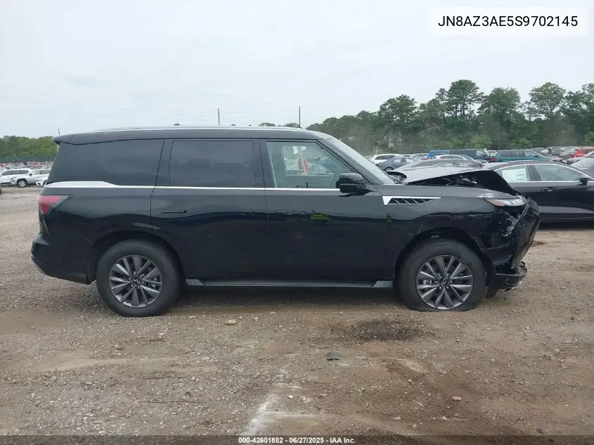 2025 Infiniti Qx80 Pure Awd VIN: JN8AZ3AE5S9702145 Lot: 42601882