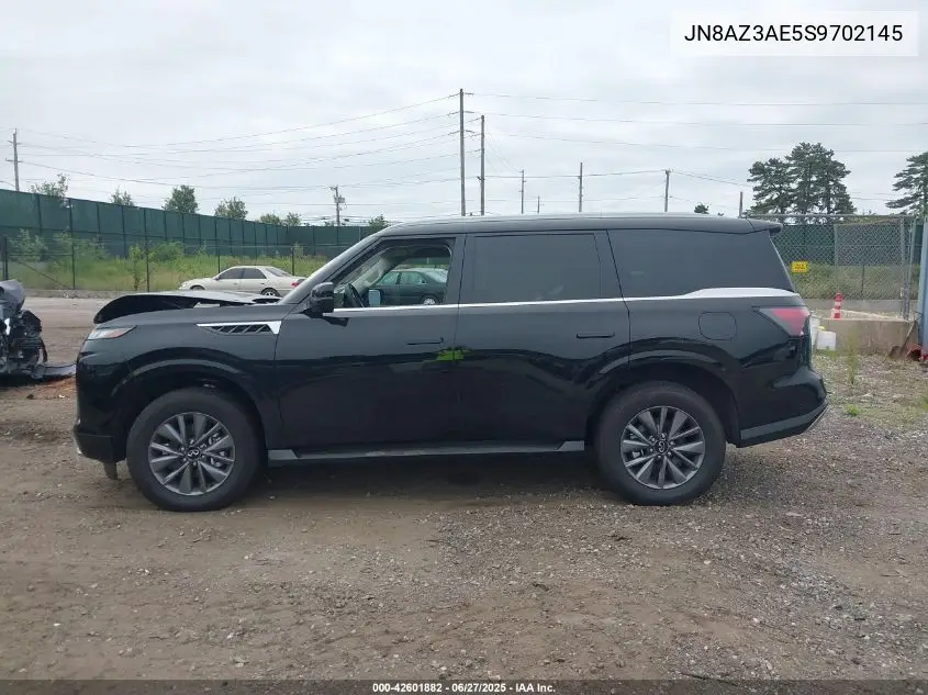 2025 Infiniti Qx80 Pure Awd VIN: JN8AZ3AE5S9702145 Lot: 42601882