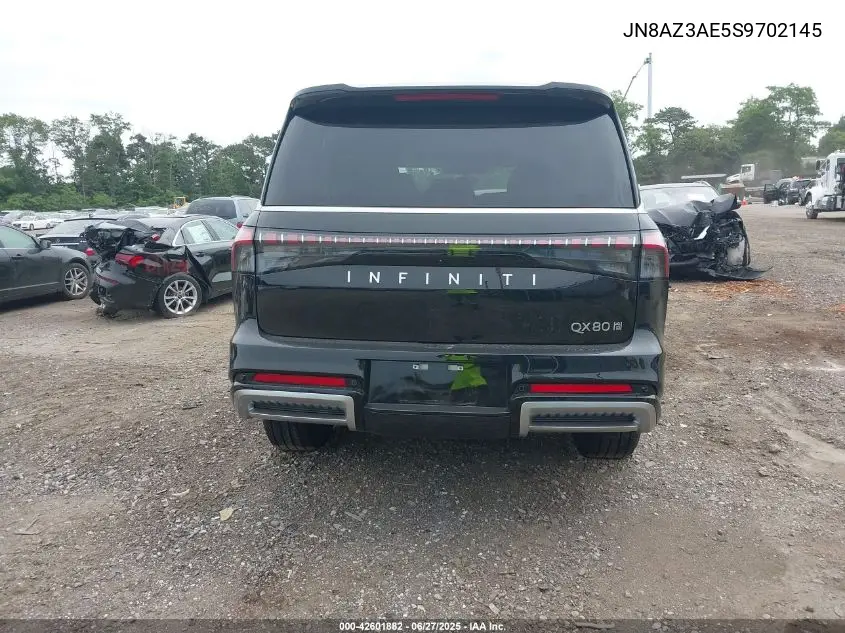 2025 Infiniti Qx80 Pure Awd VIN: JN8AZ3AE5S9702145 Lot: 42601882