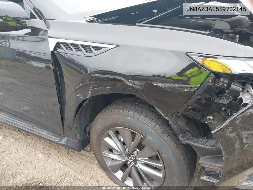 2025 Infiniti Qx80 Pure Awd VIN: JN8AZ3AE5S9702145 Lot: 42601882
