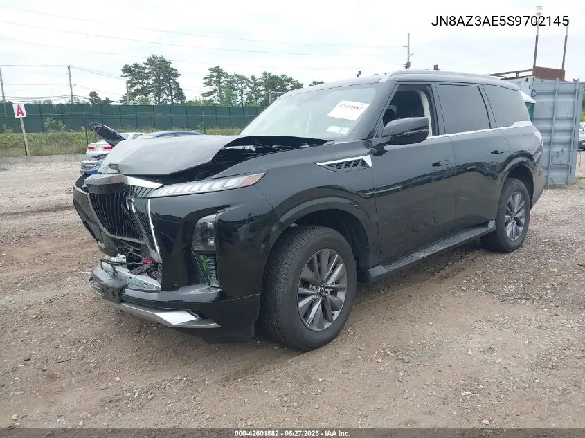 2025 Infiniti Qx80 Pure Awd VIN: JN8AZ3AE5S9702145 Lot: 42601882