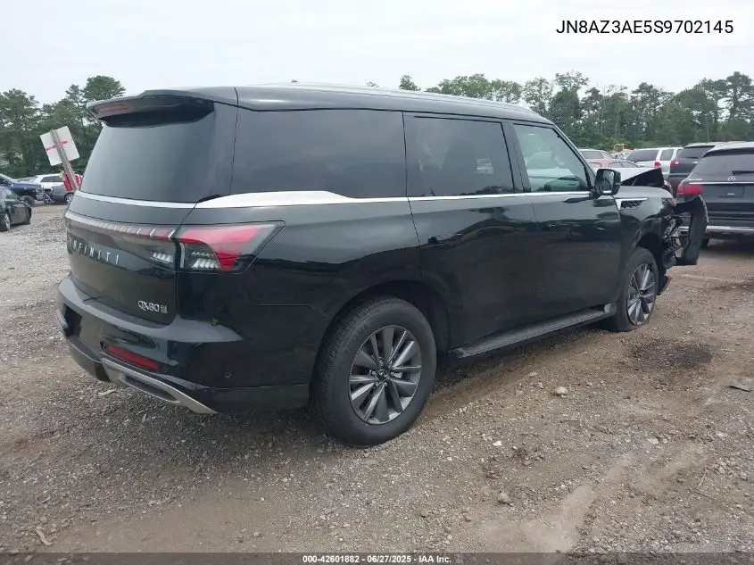 2025 Infiniti Qx80 Pure Awd VIN: JN8AZ3AE5S9702145 Lot: 42601882