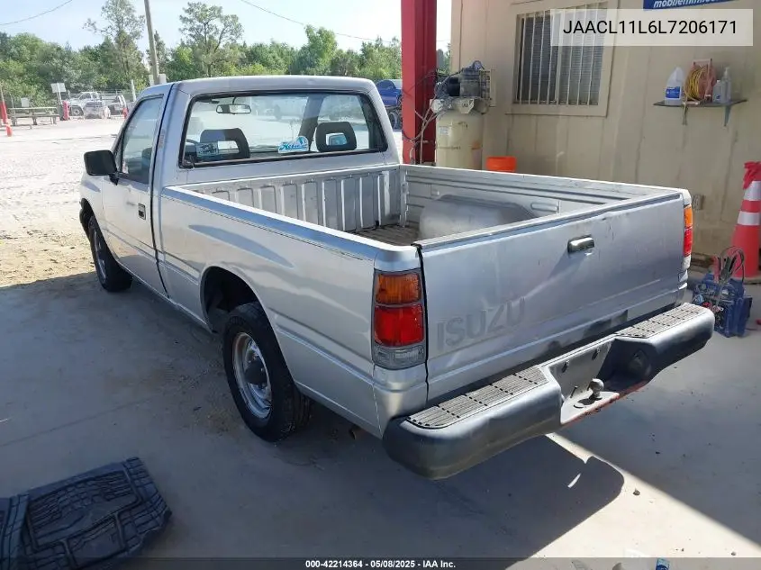 1990 Isuzu Conventional Short Bed VIN: JAACL11L6L7206171 Lot: 42214364