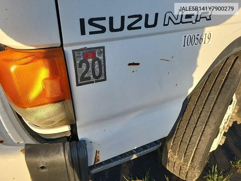 2000 Isuzu Nqr VIN: JALE5B141Y7900279 Lot: 42273414