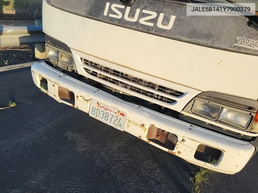 jale5b141y7900279 JALE5B141Y7900279 2000 Isuzu Nqr