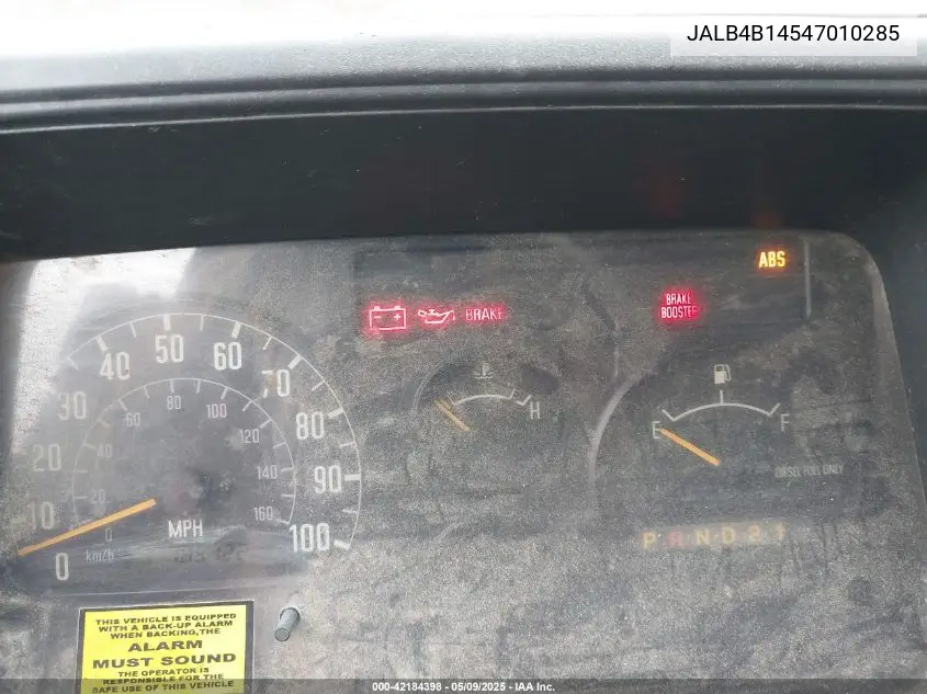 2004 Isuzu W3S042 Npr Dsl Reg VIN: JALB4B14547010285 Lot: 42184398