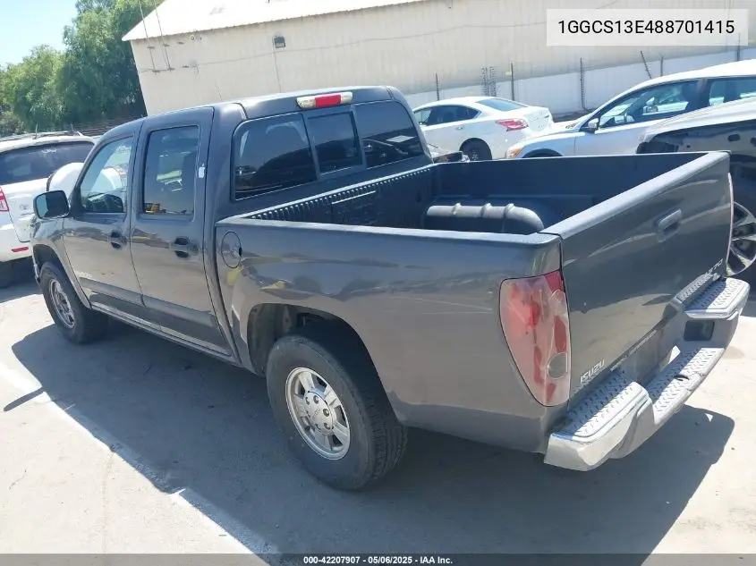 2008 Isuzu I-370 Ls VIN: 1GGCS13E488701415 Lot: 42207907