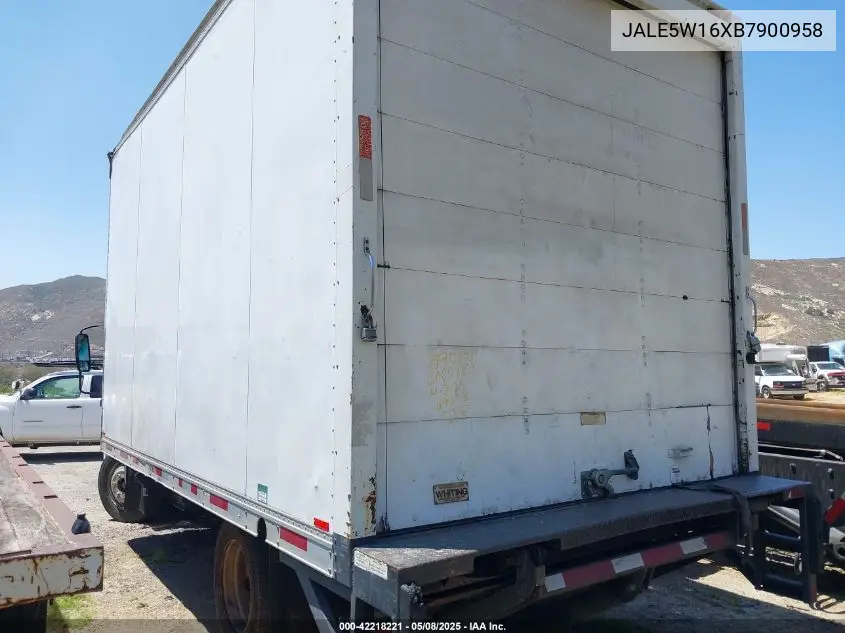 2011 Isuzu Dsl Reg VIN: JALE5W16XB7900958 Lot: 42218221