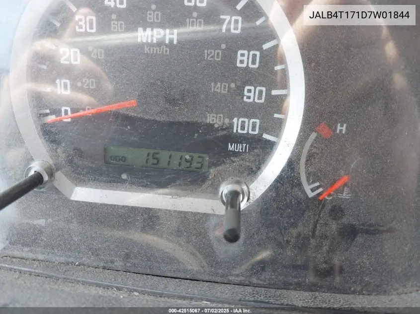 2013 Isuzu Commercial Van VIN: JALB4T171D7W01844 Lot: 42515067