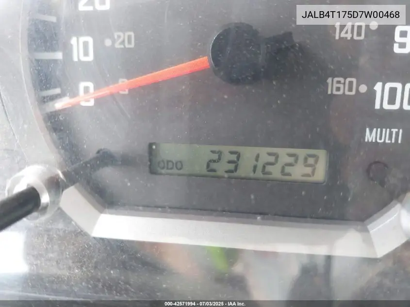 2013 Isuzu Commercial Van VIN: JALB4T175D7W00468 Lot: 42571994