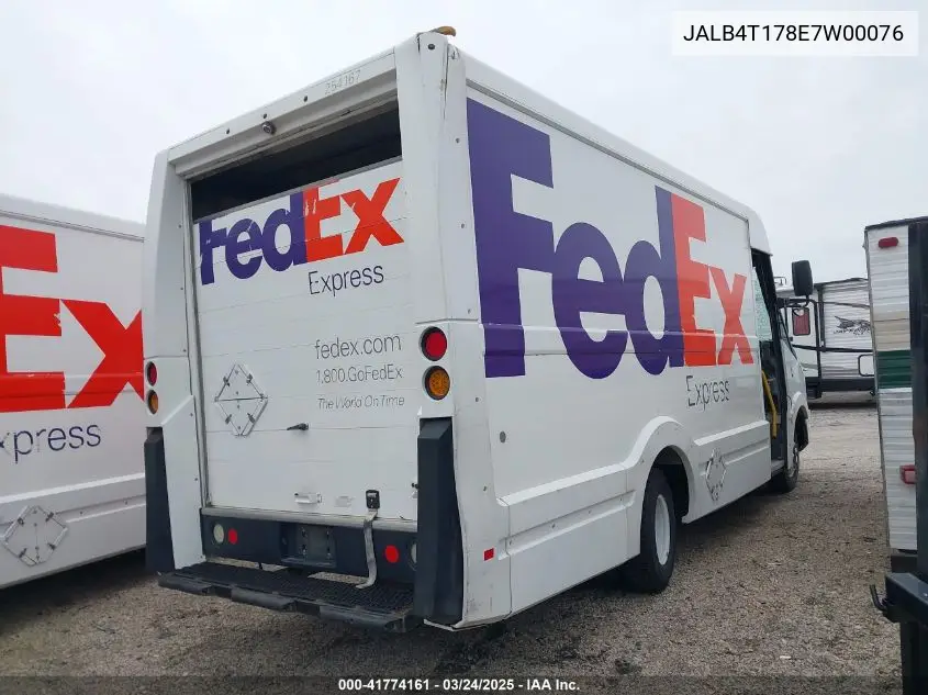 2014 Isuzu Commercial Van VIN: JALB4T178E7W00076 Lot: 41774161