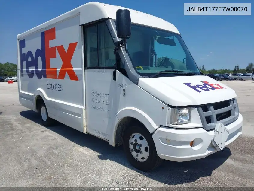 2014 Isuzu Commercial Van VIN: JALB4T177E7W00070 Lot: 42041947