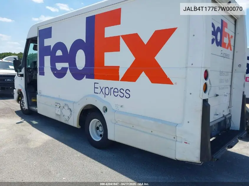 2014 Isuzu Commercial Van VIN: JALB4T177E7W00070 Lot: 42041947