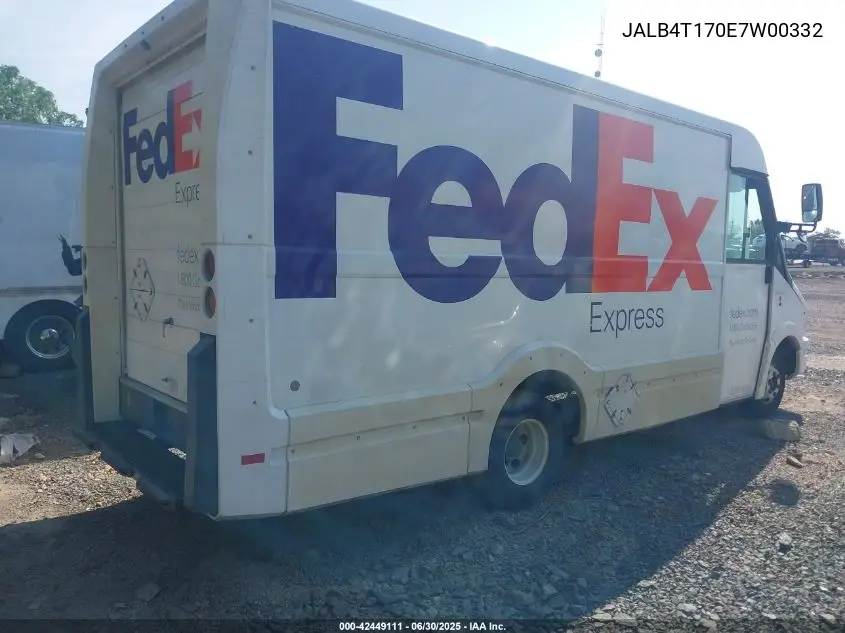 2014 Isuzu Commercial Van VIN: JALB4T170E7W00332 Lot: 42449111