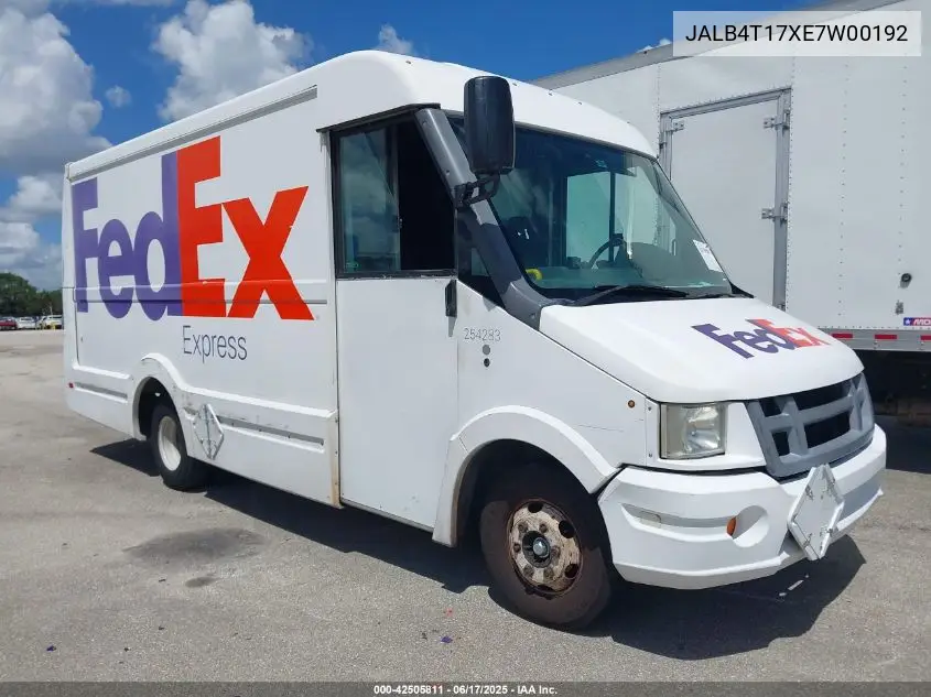 2014 Isuzu Commercial Van VIN: JALB4T17XE7W00192 Lot: 42505811