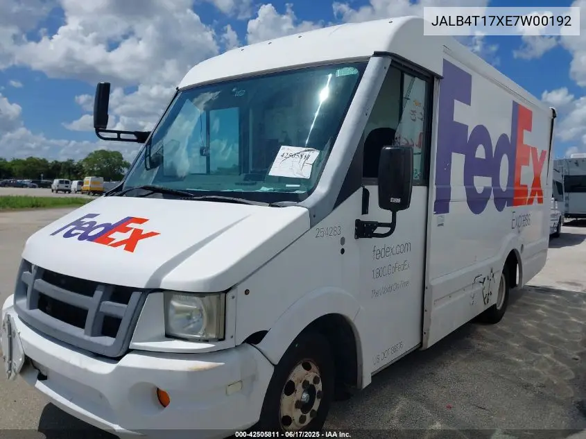 2014 Isuzu Commercial Van VIN: JALB4T17XE7W00192 Lot: 42505811
