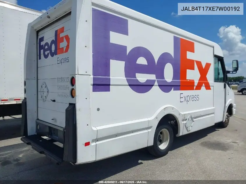 2014 Isuzu Commercial Van VIN: JALB4T17XE7W00192 Lot: 42505811
