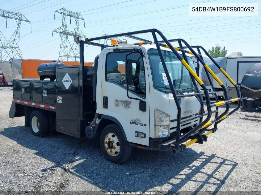 2015 Isuzu Npr Reg VIN: 54DB4W1B9FS800692 Lot: 42634454