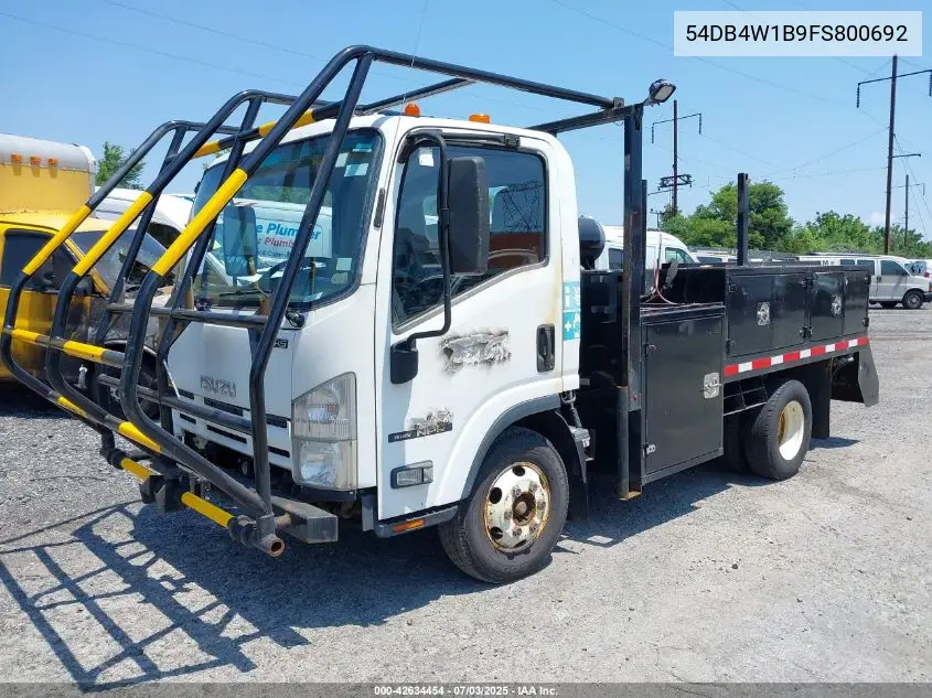 2015 Isuzu Npr Reg VIN: 54DB4W1B9FS800692 Lot: 42634454