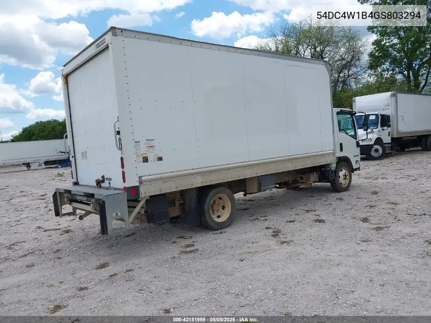 2016 Isuzu Npr Hd Gas Reg VIN: 54DC4W1B4GS803294 Lot: 42151999