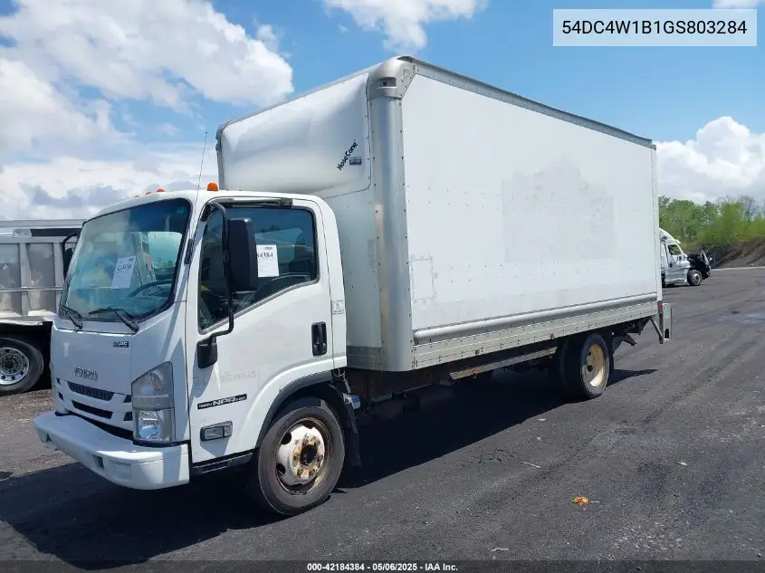 2016 Isuzu Npr Hd Gas Reg VIN: 54DC4W1B1GS803284 Lot: 42184384