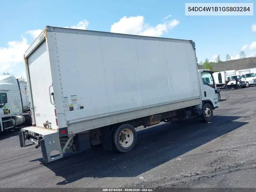 2016 Isuzu Npr Hd Gas Reg VIN: 54DC4W1B1GS803284 Lot: 42184384