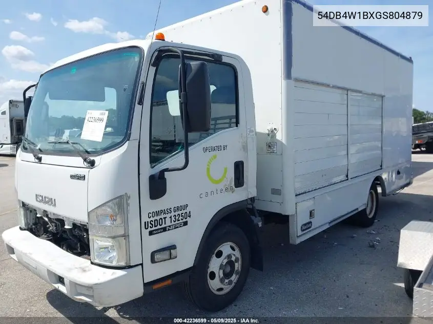 2016 Isuzu Npr Gas Reg VIN: 54DB4W1BXGS804879 Lot: 42236599