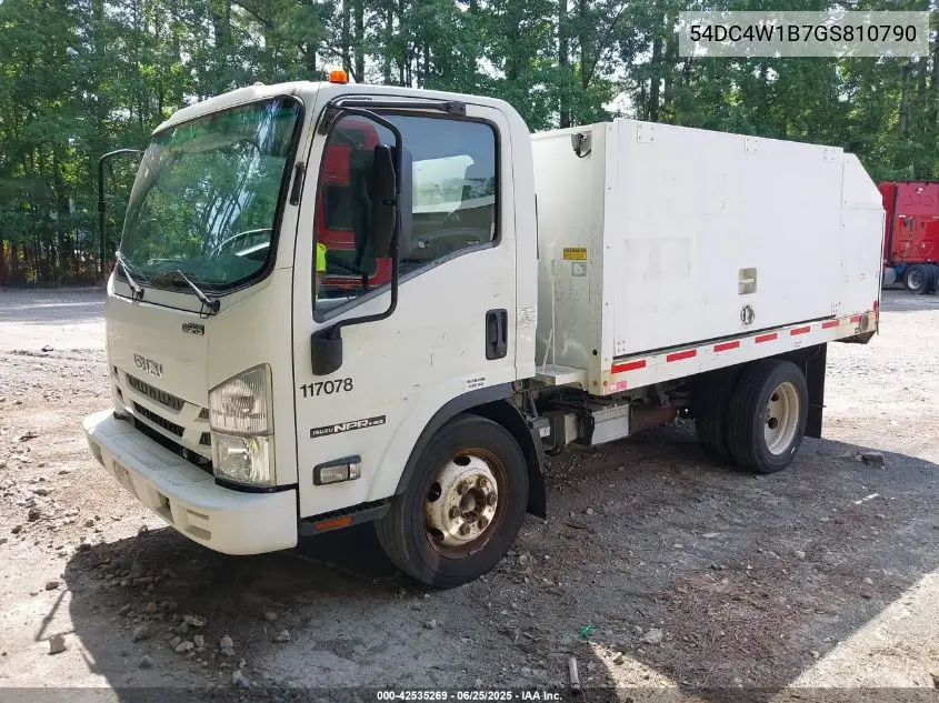 2016 Isuzu Npr Hd Gas Reg VIN: 54DC4W1B7GS810790 Lot: 42535269