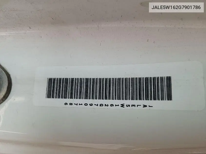 2016 Isuzu Dsl Reg At VIN: JALE5W162G7901786 Lot: 42677806