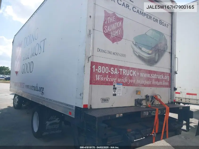 2017 Isuzu Nqr Dsl Reg At VIN: JALE5W167H7900165 Lot: 41818170