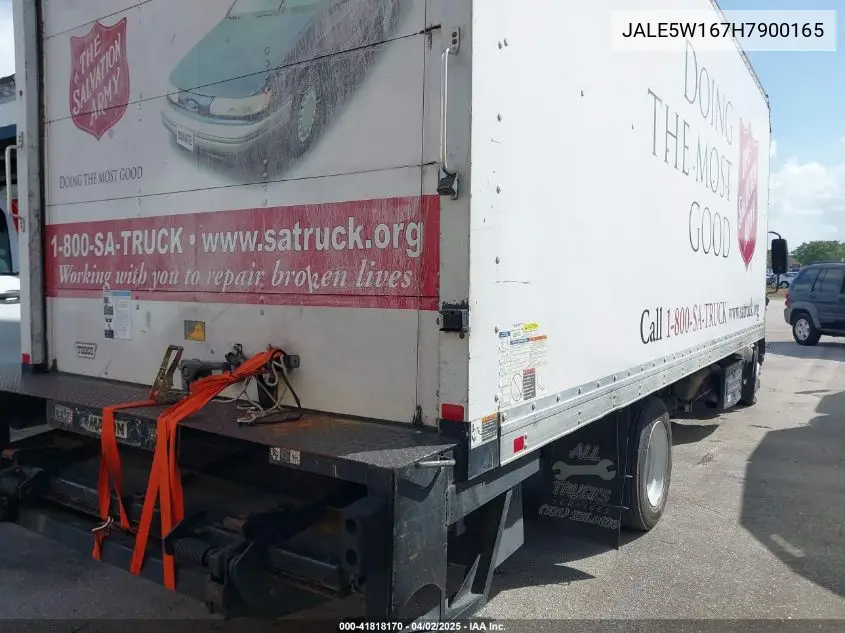 2017 Isuzu Nqr Dsl Reg At VIN: JALE5W167H7900165 Lot: 41818170