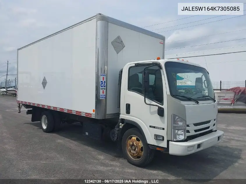 2019 Isuzu Nrr VIN: JALE5W164K7305085 Lot: 12342130