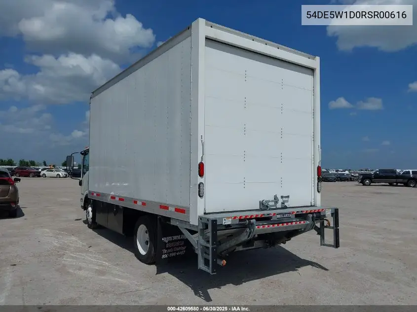2024 Isuzu Nrr VIN: 54DE5W1D0RSR00616 Lot: 42609580