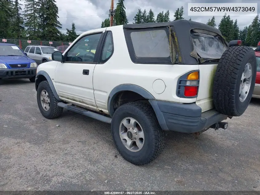 1998 Isuzu Amigo S 3.2L VIN: 4S2CM57W9W4373049 Lot: 42599157