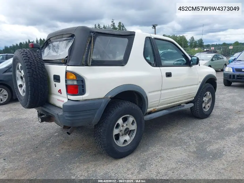 1998 Isuzu Amigo S 3.2L VIN: 4S2CM57W9W4373049 Lot: 42599157