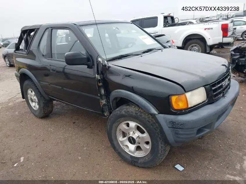 1999 Isuzu Amigo S 2.2L Hard Top/S 2.2L Soft Top VIN: 4S2CK57DXX4339238 Lot: 42188035