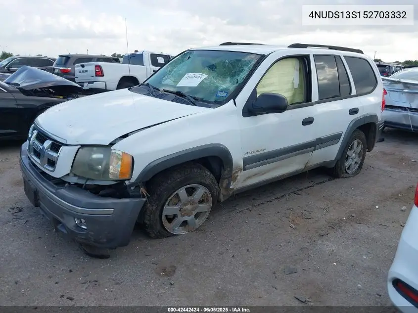 2005 Isuzu Ascender S VIN: 4NUDS13S152703332 Lot: 42442424
