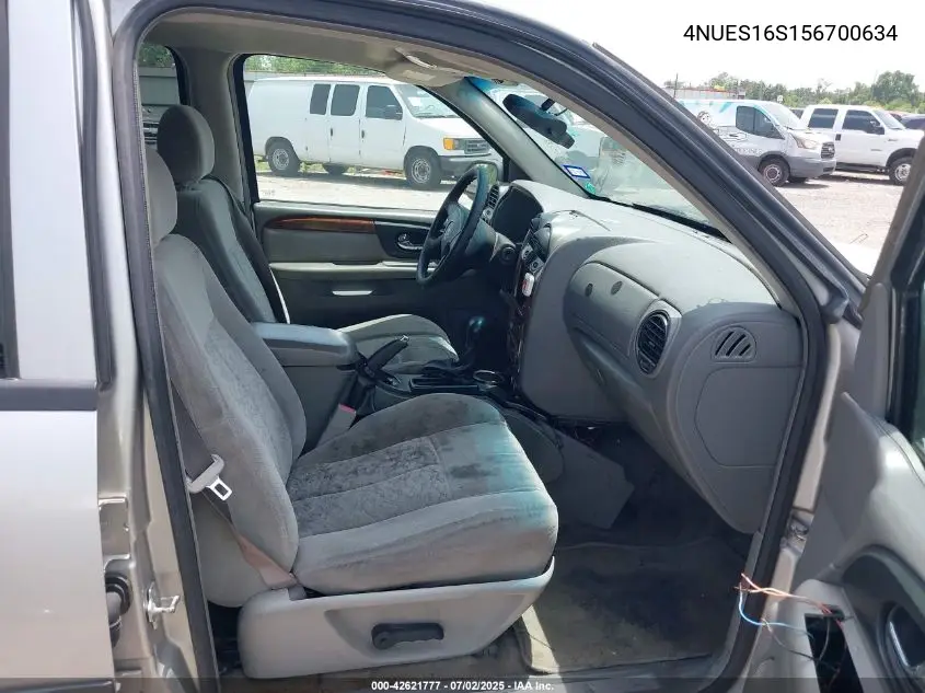 2005 Isuzu Ascender S VIN: 4NUES16S156700634 Lot: 42621777