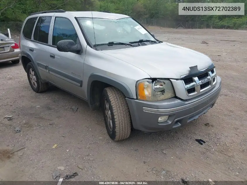 2007 Isuzu Ascender S VIN: 4NUDS13SX72702389 Lot: 42075536
