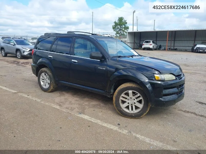 2002 Isuzu Axiom Xs VIN: 4S2CE58X224617686 Lot: 40420578