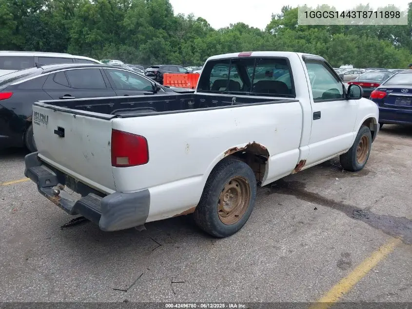 1996 Isuzu Hombre VIN: 1GGCS1443T8711898 Lot: 42496780
